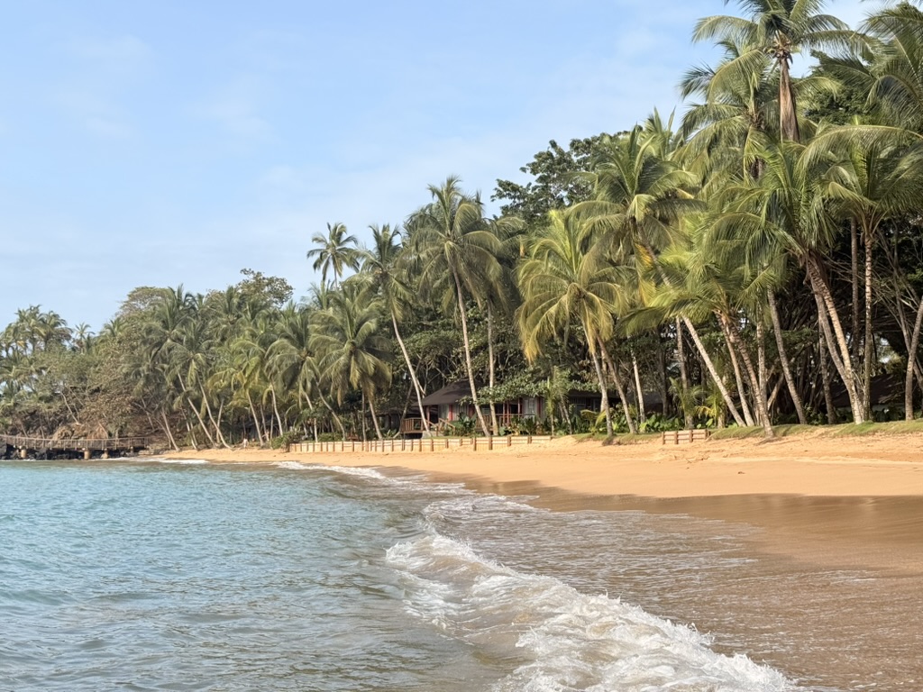 Praia Bombom no Príncipe